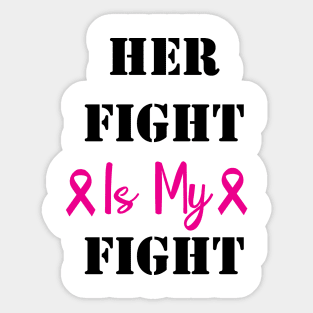 Fight Breast Cancer Awareness Pink Ribbon Sticker